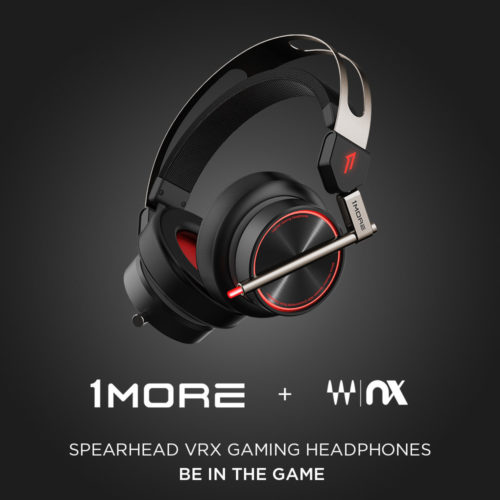 1MORE Spearhead VRX Gaming Headphones Featuring Waves Nx® Head Tracking Technology