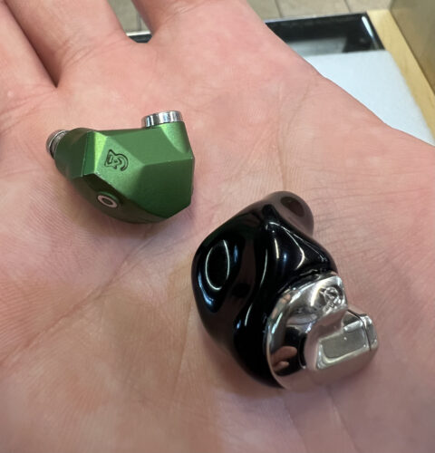 Campfire IEMS in hand for comparison review