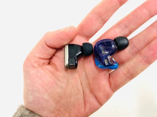 Comapring the shell size of the 64 Audio tia Trio vs InEar ProMission X 
