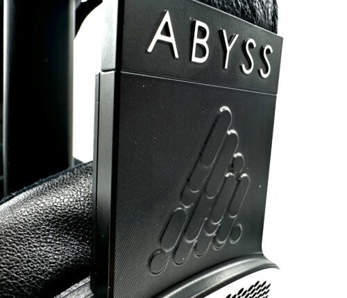Abyss logo on the Diana DZ yoke