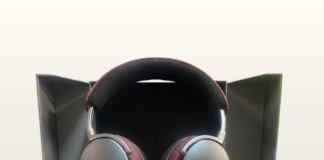 Noble FoKus Apollo Pro Hybrid True Wireless Headphone Review Noble FoKus Apollo Pro, Propped on Case
