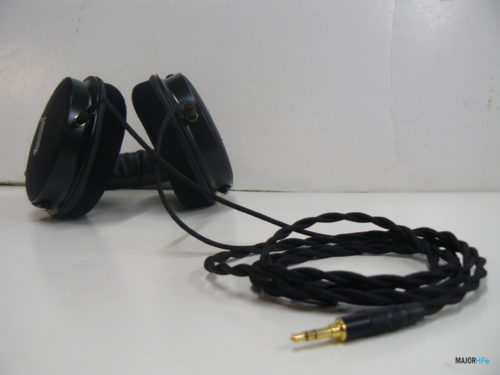 headphone with chord wrapped