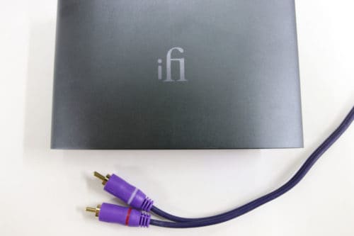 IfI zen blue hi-res bluetooth streamer and RCA cable