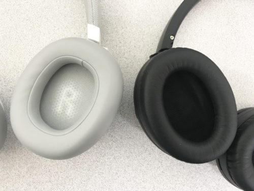 Best Noise Cancelling Headphones JBL E65BTNC vs Audio Technica ATH-ANC700BT Earpads