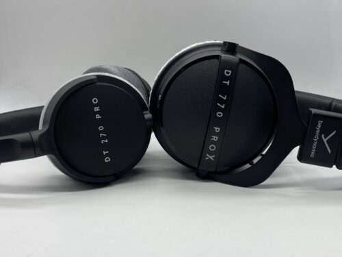 Beyerdynamic DT 270 Pro vs. DT 770 Pro X ear cups 