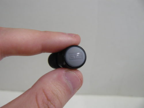 Earbud in hand