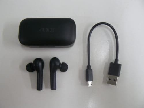 Earbud box contents