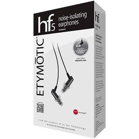 Etymotic hf5 in-ear headphones