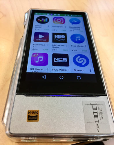 Fiio X7 MkII features an interchangeable amplifier at the base of the unit