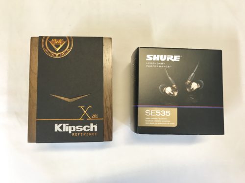 Klipsch x20i vs Shure SE535 Earphones Comparison Review 2