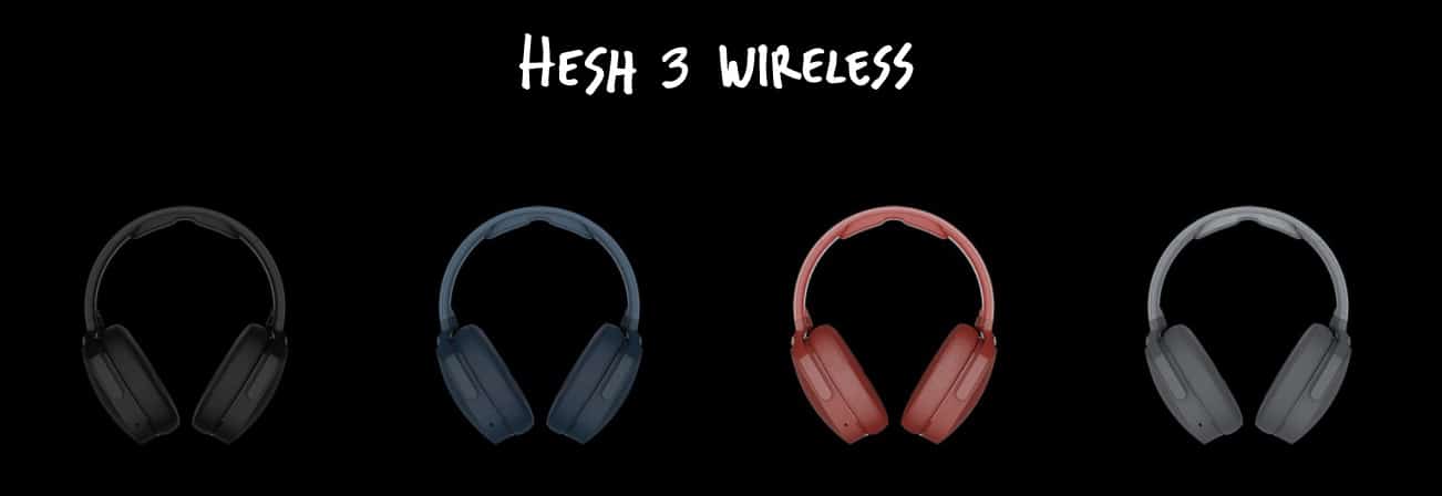 Hesh 3 Wireless in Four Colors