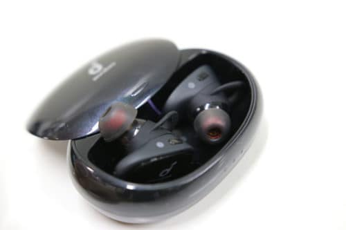oundcore liberty 2 wireless headphones earbuds box and accessories