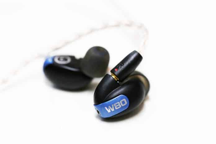 MajorHiFi: Westone W80 Bluetooth Gen 2 Review earphones with alo cable side view