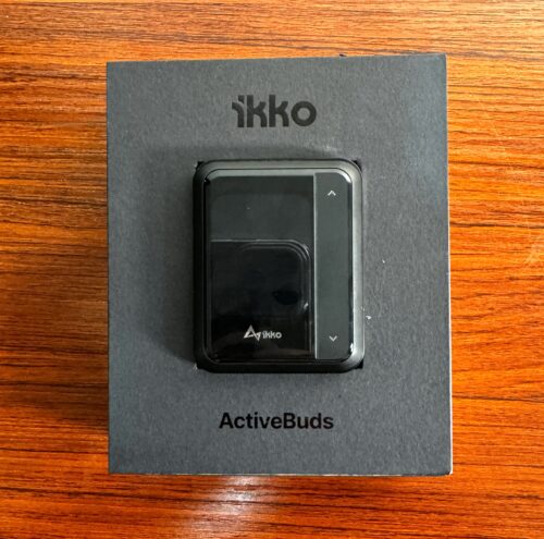 Ikko ActiveBuds in their packaging
