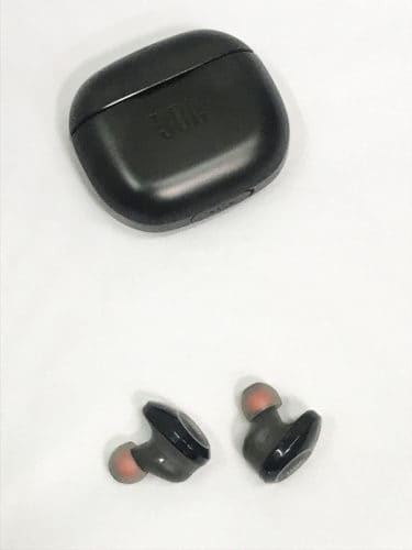 JBL Tune 120TWS earphones and charging case