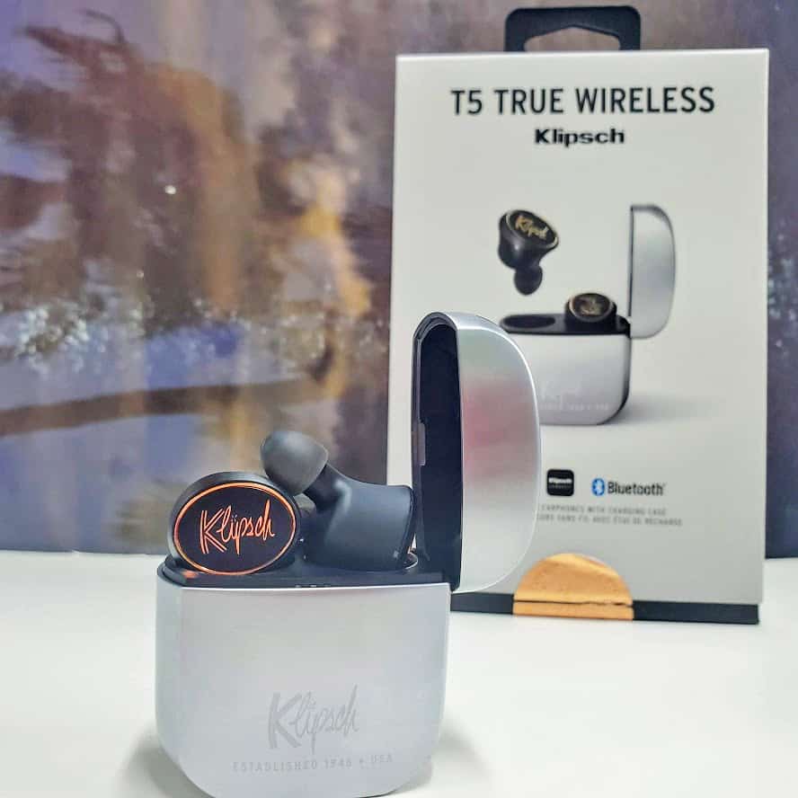 The Klipsch T5 True Wireless and Box