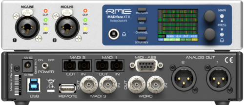 RME MADIface XT II front and back