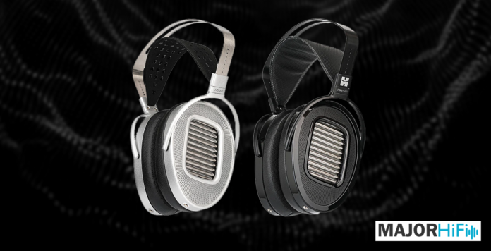 HiFiMAN Arya Unveiled open-back planar magnetic headphones side view