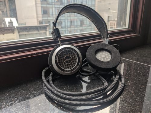 Grado Labs SR325x Prestige series open-air open-back on-ear headphones 