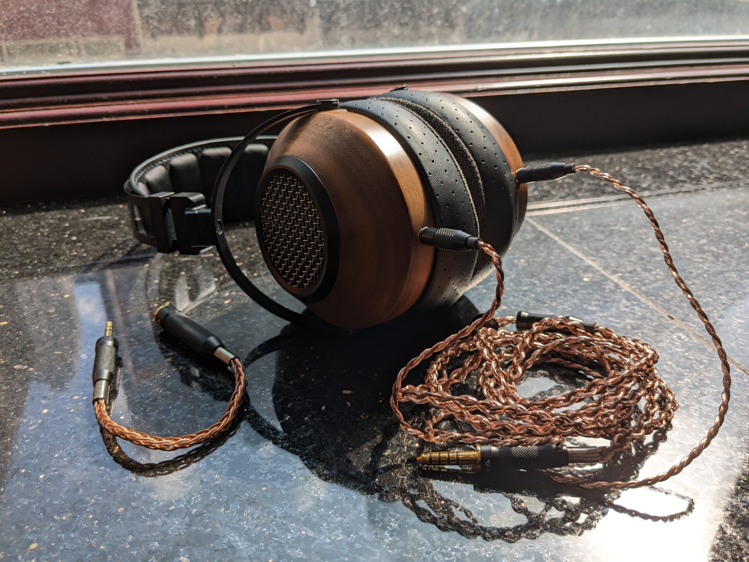 SV023, wooden, open back, headphone