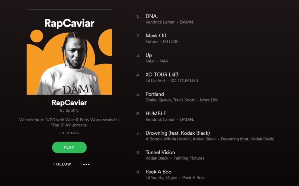 Image result for Spotify’s RapCaviar