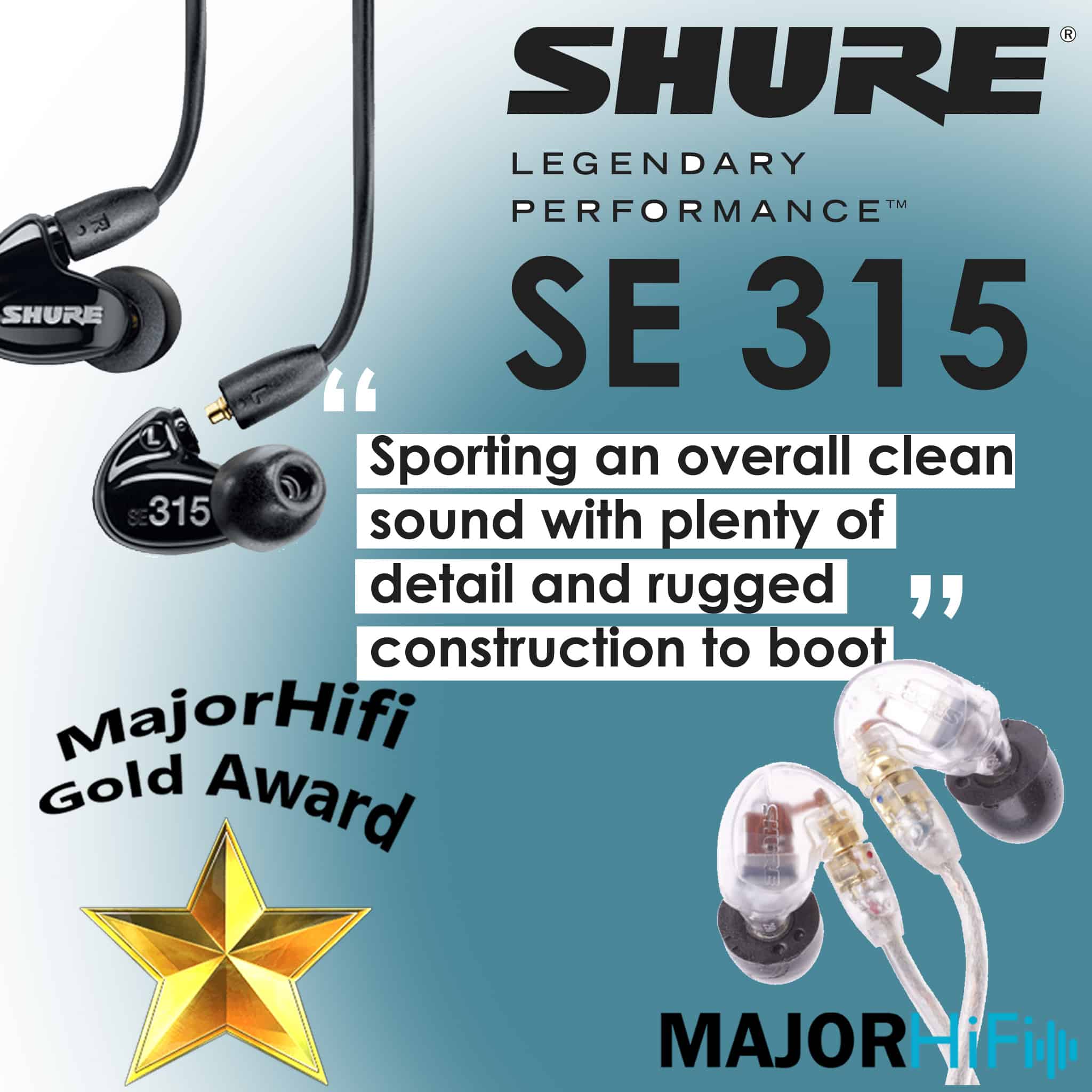 Shure SE315 Review - Major HiFi