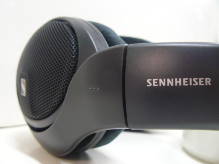 Sennheiser headphone Closeup