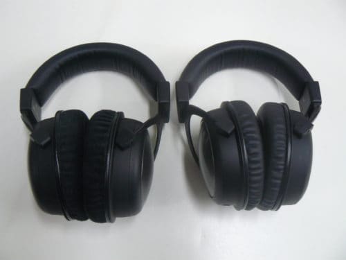 Headphones Side by Side