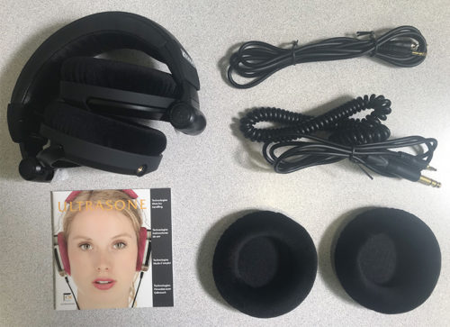 Ultrasone Pro 900i headphones in the box