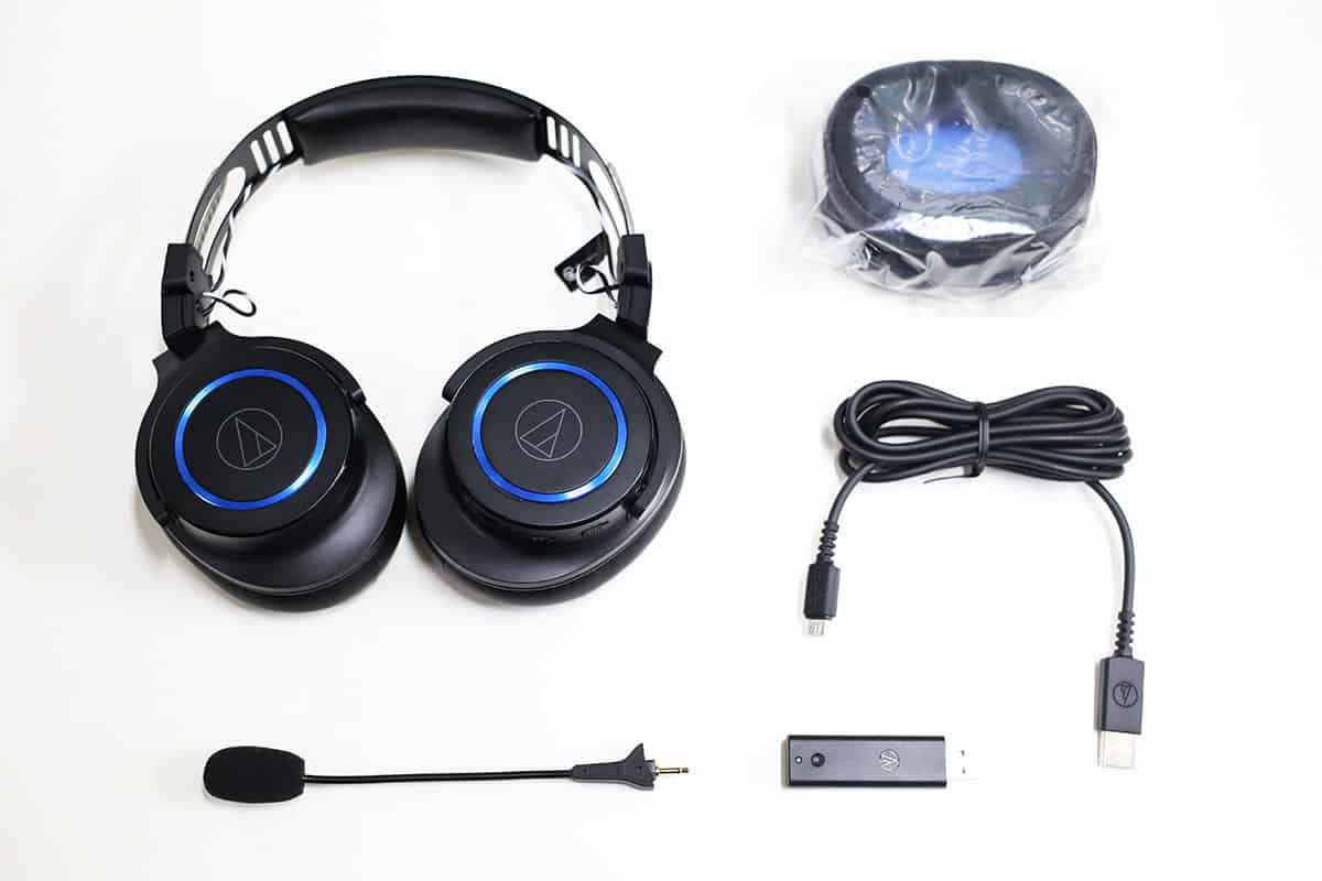 Audio Technica ATH-G1WL Review included accessories
