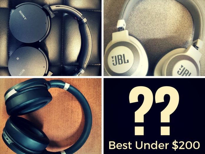 Best Bluetooth Noise Cancelling Headphones Under $200
