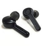 Boltune True Wireless Stereo Earbuds Review The Boltune True Wireless Stereo Earbuds, both of them, lying next to each other