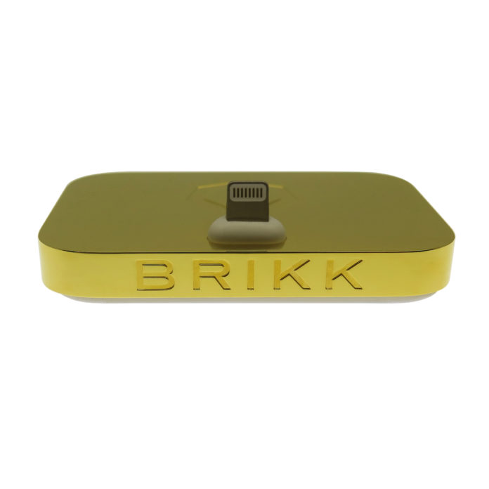 Brikk 24k Gold iPhone Dock