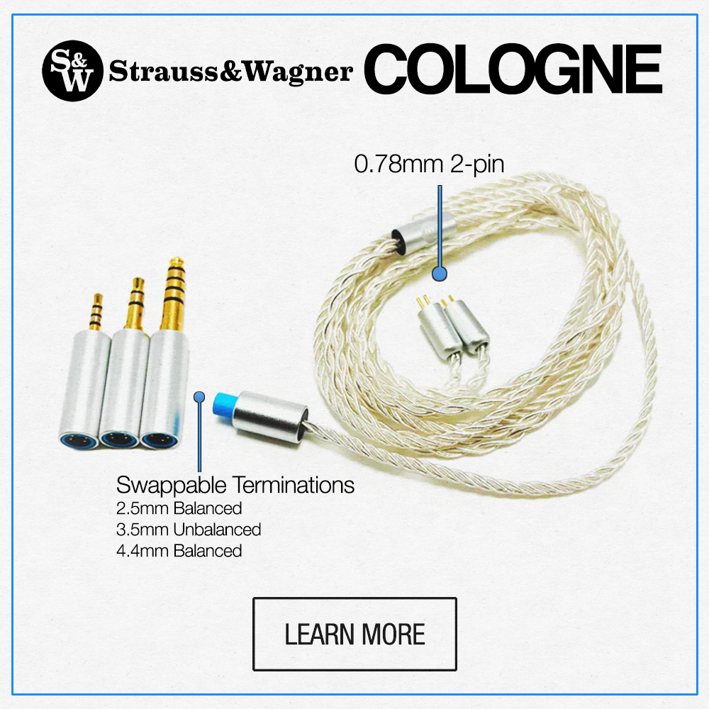 Strauss & Wagner Cologne 2-pin upgrade cable