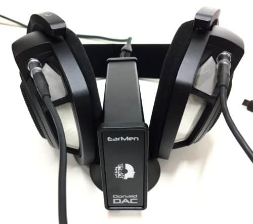 The Earmen Donald DAC with the HD800S I used for testing