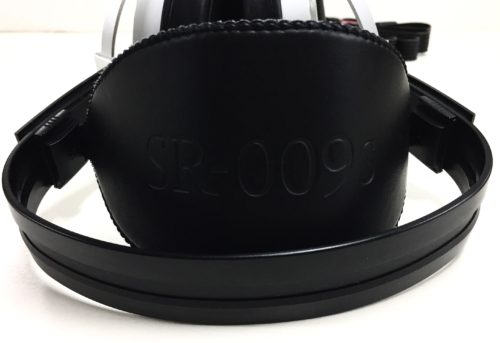 The headband of the SR-009s, with the title engraved