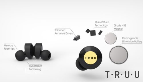 Truu Wireless Charging Earbuds